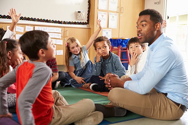 teaching ask questions to kindergarten students